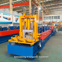 Machine de formage de tôles pour toiture à haute productivité contrôlée par PLC XHH pour tôles et poutrelles CZ