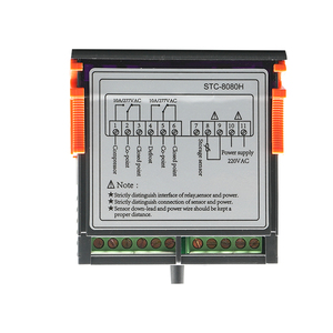 इलेक्ट्रॉनिक प्रशीतन तापमान संभूमिका Stc-8080h 110v 230v फ्रिज फ्रीजर डिजिटल थर्मोस्टेट तापमान नियंत्रक - Product Image 5