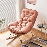 Vente chaude chaises longues modernes salon paresseux chaises berçantes balcon sieste canapés chaises