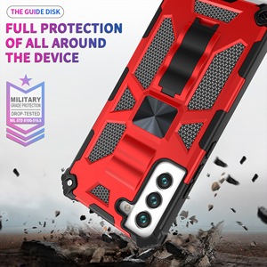 Funda protectora para <span class=keywords><strong>Samsung</strong></span> Galaxy S24 FE S25 Ultra S24 FE S23 + S21 A55 A35 A25 A15 con soporte incorporado Heavy Duty Armor Phone Case - Product Image 5
