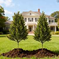Décoration de plante verte artificielle, style forêt en plastique, petit arbre, mini paysage fait à la main, écologique, 53 cm, Noël