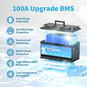 Kepworth Lokale Voorraad 12.8V 100ah Lithium-Ijzerfosfaat Batterij Energieopslag Batterij Zonnebatterijen 12V 100ah Lifepo4 - Product Image 3