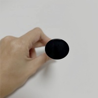 Conteneur de tube de brillant à lèvres vide de marque privée ovale emballage de rouge à lèvres liquide noir avec tête de brosse simple