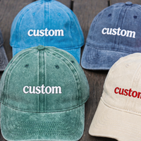 Servizio OEM/ODM, Cappello Vintage a 6 Pannelli, Produttore di Cappelli da Baseball con Logo Ricamato Personalizzato