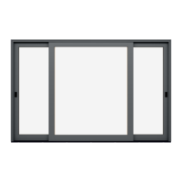 Ventana Corredera con Marco de Aleación de Aluminio Térmico, Vidrio Aislante Insonorizado, Ventana Corredera de 3 Paneles para Construcción de Viviendas