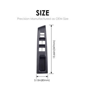 74232-52570 74231-52630 Panel de elevación de vidrio de coche RHD LHD cubierta de Panel de interruptor de ventana de reposabrazos para <span class=keywords><strong>Toyota</strong></span> Vitz <span class=keywords><strong>Yaris</strong></span> 2010- 2014 - Product Image 2