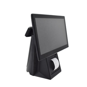 15,6 inch touchscreen elektronische <span class=keywords><strong>desktop</strong></span> kassa <span class=keywords><strong>POS</strong></span>-<span class=keywords><strong>terminal</strong></span> met Intel Core i5 Windows besturingssysteem en ingebouwde 58mm thermische printer - Product Image 2