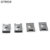 Écrou à ressort U-Nut en acier à ressort 65Mn, gris, revêtement Dacromet 1000H, résistant à la corrosion par pulvérisation de sel, fixation pour panneaux de carrosserie automobile, OEM