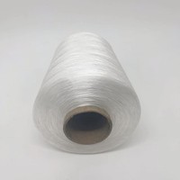 Hilo de Coser de Poliéster 1kg/rollo, Hilo para Bordar, Hilo para Puntada Invisible, 75D/2, Color Blanco