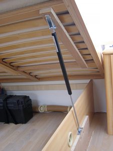 Tige de support tournant vers le haut adaptée au Spr de gaz de Support d'azote à fermeture douce domestique pour porte - Product Image 5