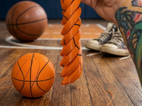 Balle anti-stress imprimée en 3D, jouet sensoriel déformable et torsadé, décoration de bureau, jouet sensoriel pour enfants et adultes, cadeau sportif