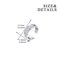 YFN bijoux conception 925 bijoux en argent Sterling pied réglable mignon anneaux à bout ouvert pour les femmes