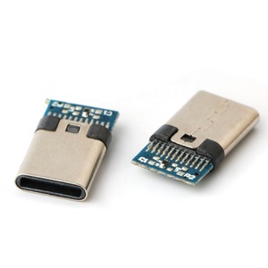 <span class=keywords><strong>USB</strong></span> Kết Nối <span class=keywords><strong>Usb</strong></span> C Kết Nối Cắm 24pin Type-C 4 Lõi Hàn Dây Với Pcb Nam Cắm C Loại Kết Nối - Product Image 5