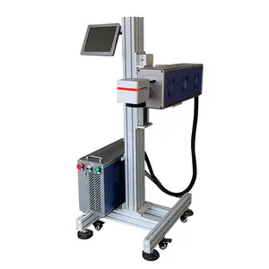 Oscar Co2 Laser Markering Machine Met Coherente Rofin Davi Crd Reci Bron Voor Lederwaren Riemen Laser Marker Voor Pet Fles Lin