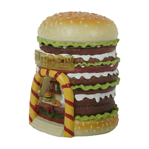Décoration de Noël Animée Créative et Amusante en Résine LED en Forme de Burger, Personnalisable avec 8 Mélodies Musicales, Idéale pour Cadeaux d'Intérieur - Product Image 4