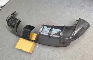 <span class=keywords><strong>GTS</strong></span> Style แผ่นกระจายคาร์บอนไฟเบอร์ด้านหลังกันชนหลังที่คดเคี้ยวท่อไอเสียมีให้สำหรับ <span class=keywords><strong>Porsche</strong></span> <span class=keywords><strong>Cayenne</strong></span> Coupe <span class=keywords><strong>2018</strong></span> + - Product Image 4