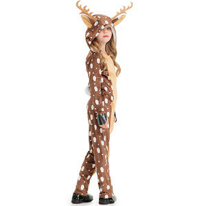 Costume <span class=keywords><strong>de</strong></span> photographie pour fête <span class=keywords><strong>de</strong></span> Noël en famille, combinaison d'animal <span class=keywords><strong>cerf</strong></span> brun pour enfants KCFC-035 - Product Image 4