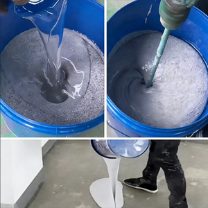 Sistema de Revestimiento Líquido Autonivelante para Pisos de Taller Automotriz, con Arena de Color Epoxi, Antideslizante y Resistente a las Manchas, Aplicación con Brocha - Product Image 6