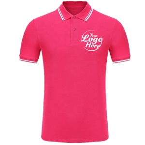 T-shirt à manches courtes respirant et surdimensionné personnalisé pour hommes et femmes, avec col à revers, pour uniforme de groupe, publicité, culture américaine - Product Image 1