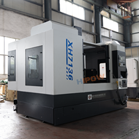 Centre d'usinage vertical CNC à broche unique XH7136c, machine de fraisage automatique de haute précision pour métaux, système de commande GSK, BT40