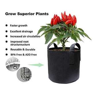 กําหนดเอง 1/<span class=keywords><strong>2</strong></span> แกลลอน Eco-Felt Grow Bag สําหรับผักดอกไม้ต้นไม้ทุกฤดูกาลไม่ทอถุงเก็บพืช - Product Image 6