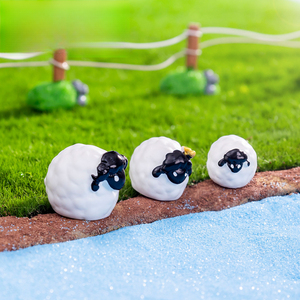 Nouvel accessoire décoratif suspendu pour micro-paysage - Petite brebis - Aménagement paysager de jardin DIY - Mini ornement - Product Image 3