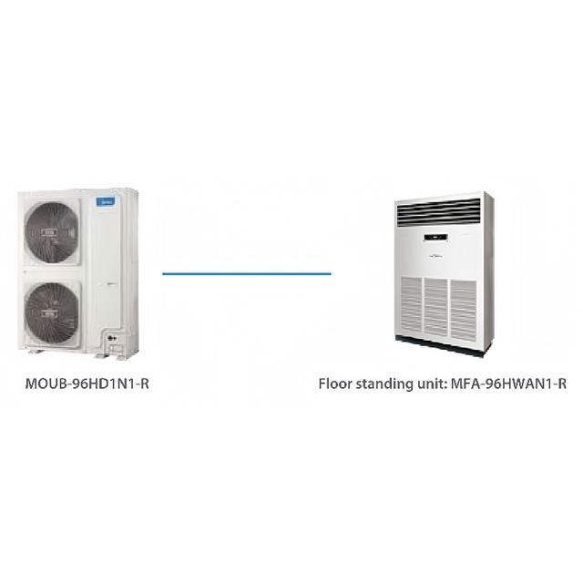 Midea Brand 28KW 30KW 50Hz Inverter Low Noise Air Conditioning System Factory Price Commercial Air Conditioner
