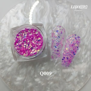 Poudre à paillettes réfléchissante scintillante pour ongles, 12 couleurs, DIY - Product Image 4