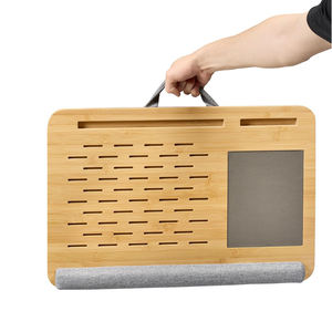 <span class=keywords><strong>Support</strong></span> <span class=keywords><strong>portable</strong></span> pour <span class=keywords><strong>ordinateur</strong></span> <span class=keywords><strong>portable</strong></span>, respirant et doux, avec angle inclinable, <span class=keywords><strong>coussin</strong></span> de poignet confortable et poignée - Product Image 1