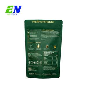 Food Grade Custom Gold Foil Stamped Mylar Zipper Pouch for Flour Resealable High Barrier Food Packaging - Product Image 5