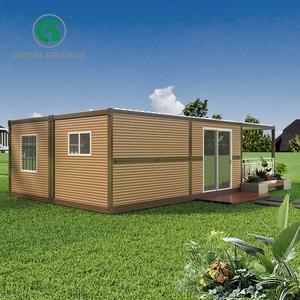 2 case modulari pieghevoli minuscole case prefabbricate prefabbricate mobili in acciaio per spostare il contenitore dello spogliatoio - Product Image 3