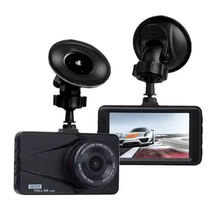 Car black box 3inch screen dash camera ce rohs orskey rear camera 1088 front dash cam