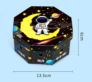 DIY kiti ay fazı değişikliği gösterici modeli çocuklar kök öğretici oyuncaklar kök oyuncaklar - Product Image 5