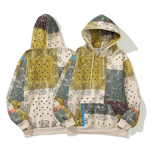 Graffiti polaire étranger choses Couple sweats à <span class=keywords><strong>capuche</strong></span> rétro décontracté Harajuku surdimensionné hommes sweat ample Streetwear sweat à <span class=keywords><strong>capuche</strong></span> - Product Image 4
