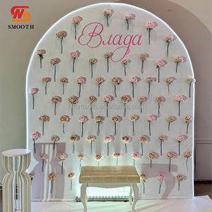 Panel de Fondo de Bienvenida SMOOTH para Entrada, Fondo de Boda, Letrero de Bienvenida, Tabla de Asientos de Boda, Fondo Acrílico - Product Image 1
