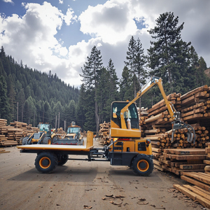 Самозагружающий Деревянный Кран из сахарного тростника с опрокидываемой Ковшовой кабиной - Product Image 5