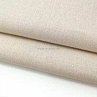 100% pur lin tissu doux prêt tissé teint pour femme robe homme chemises pantalon Style uni tissé Technique