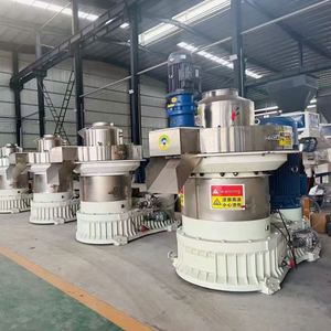 Máquina Peletizadora de Biomasa Ejin Ring Die |   Línea de Producción de Pellets de Carbón Negro a partir de Aserrín, Paja y Estiércol de Vaca con Motor de 55KW - Product Image 2