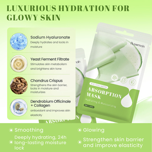 OEM Skincare Night Hydrogel Colágeno Máscara <span class=keywords><strong>Facial</strong></span> Beleza Firmamento Transparente Face Masking Folha Coréia Radiant Deep Collagen <span class=keywords><strong>Mask</strong></span> - Product Image 4