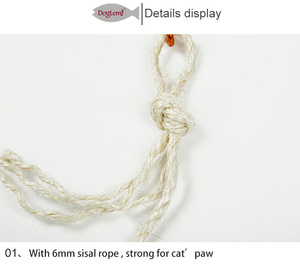 <span class=keywords><strong>Chat</strong></span> Corde <span class=keywords><strong>Jouet</strong></span> Nature Sisal <span class=keywords><strong>Jouet</strong></span> Pour Animaux De Compagnie - Product Image 6