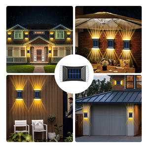 Lampu Dinding <span class=keywords><strong>LED</strong></span> Tenaga Surya Atas/Bawah IP65 Tahan Air Dilengkapi Baterai Isi Ulang untuk Penggunaan Luar Ruangan di Rumah, Taman, Halaman, Garasi, Beranda - Product Image 5