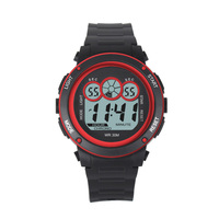 Jam tangan Digital untuk anak-anak, arloji olahraga luar ruangan pelajar anak laki-laki, jam tangan modis LCD