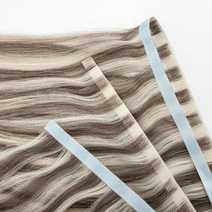 Extensiones de Cabello Virgen Europeo 100%, Cinta Adhesiva Larga, Trama PU, Trama Invisible Más Delgada, Doble Trama, Trama Inyectada en la Piel - Product Image 1