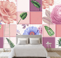 Papier peint mural de luxe pour décoration intérieure Papier peint 3d texturé en vinyle 5d rouleau de papier peint 3d pour chambre à coucher