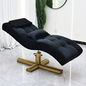 Lit de luxe pour <span class=keywords><strong>cils</strong></span> et sourcils en acier inoxydable noir et or, lit pour extensions de <span class=keywords><strong>cils</strong></span> en forme de S - Product Image 4