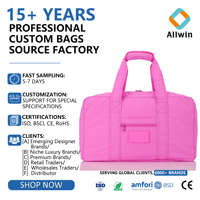 Sac de voyage sportif personnalisé en nylon ripstop 100% imperméable, petit sac de voyage pour la plage, sac de week-end pour femmes