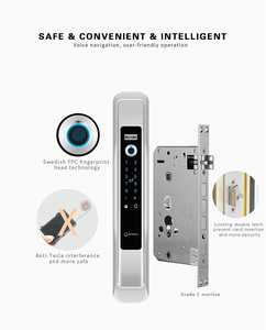 Orbita P8030 Biometrischer Finger abdruck Wifi Passwards Smart TUYA Türschlösser für Haus/Wohnung - Product Image 5