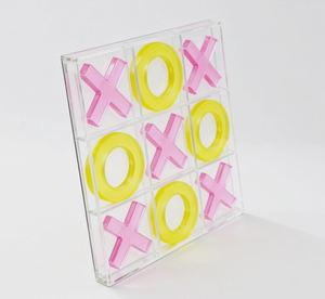 Tablero de Juego de <span class=keywords><strong>Tres</strong></span> <span class=keywords><strong>en</strong></span> <span class=keywords><strong>Raya</strong></span> de Acrílico, Adecuado para Actividades Educativas y de Entretenimiento Familiar <span class=keywords><strong>en</strong></span> Interiores para Niños y Padres - Product Image 2