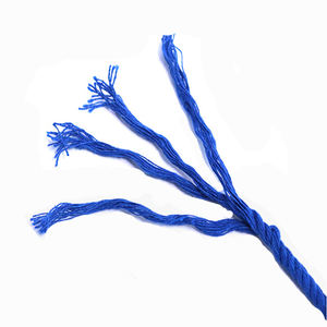 100% coton Crochet <span class=keywords><strong>macramé</strong></span> napperons cordon 2mm 3mm 4mm corde tressée pour sacs et vêtements finition enduite - Product Image 4