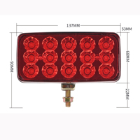 Feux de brouillard LED 12V 24V fixes et clignotants, feux de position latéraux pour camion, feux de signalisation, feux de dégagement, feux de sécurité pour camions et remorques